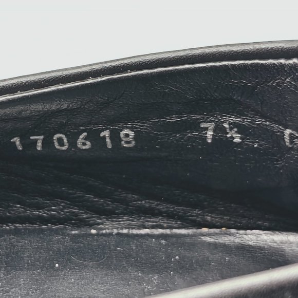 Gucci Black Guccissima Leather Penny Loafers | Size 7.5 U.S./40 EU | 170618 main image 6